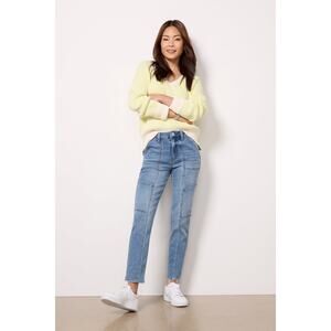 NWT Kut From The Kloth Reese Utility character mid-rise porkchop pockets size 00